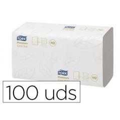 Toalla secamanos tork xpress extrasuave engarzada 2 capas 34x21,2 cm paquete de 100 unidades