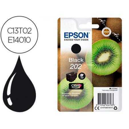 Ink-jet epson 202 xp-6000 / xp-6005 / xp-6100 / xp-6105 negro 250 pag