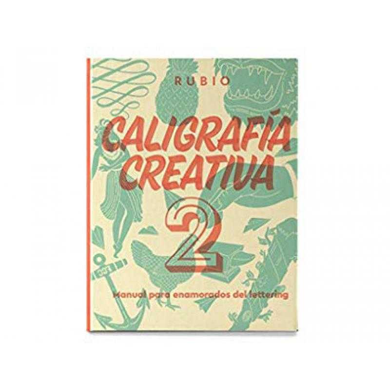 Libro de caligrafia rubio creativa 2 150 paginas tapa dura 27x21 cm