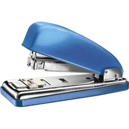 Grapadora petrus 226 classic wow azul metalizado capacidad 30 hojas en blister
