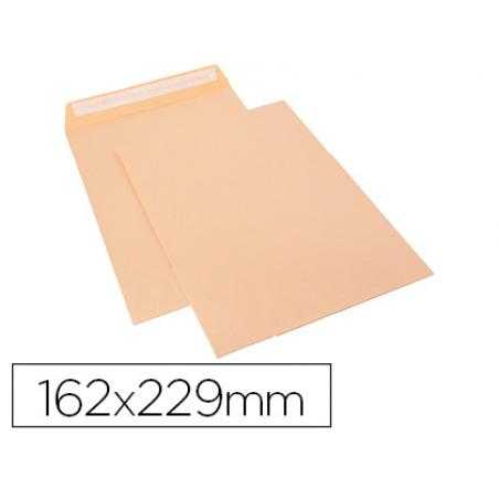 Sobre sam bolsa celulosa chamoix 85 gr tira de silicona 162x229 mm tira silicona caja 250 unidades