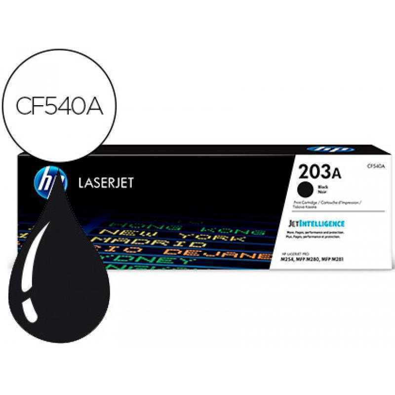 Toner hp 203a laserjet pro m254 / mfp m280 / mfp m281 negro 1400 paginas