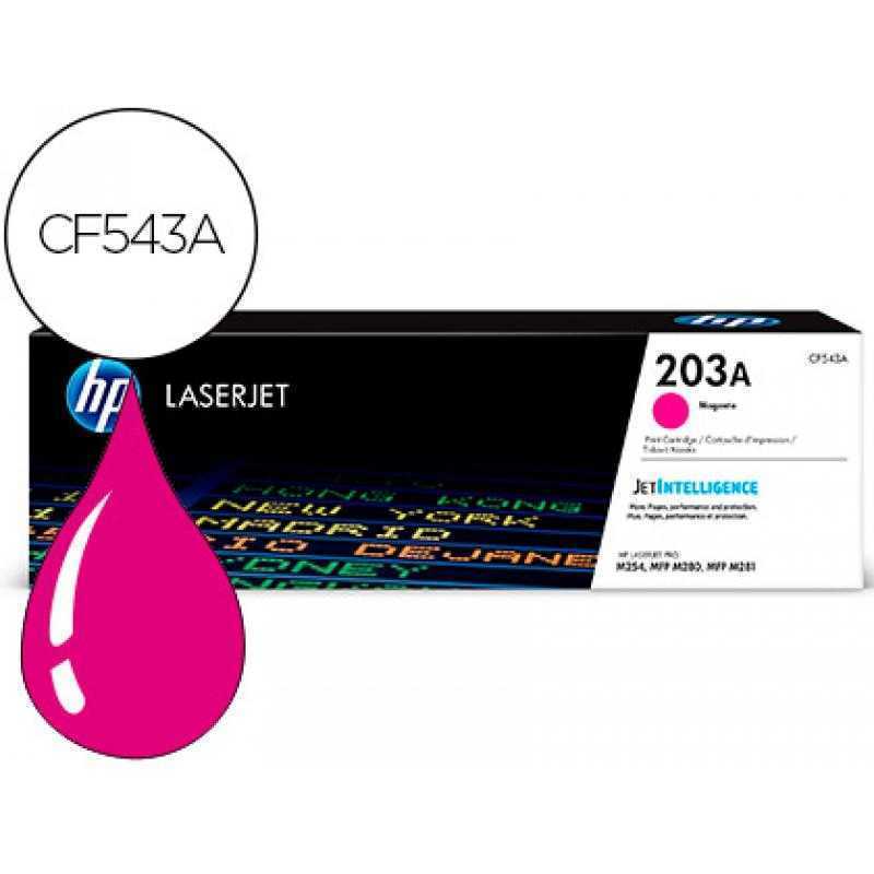Toner hp 203a laserjet pro m254 / mfp m280 / mfp m281 magenta 1300 paginas