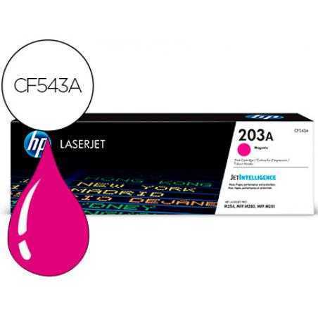 Toner hp 203a laserjet pro m254 / mfp m280 / mfp m281 magenta 1300 paginas