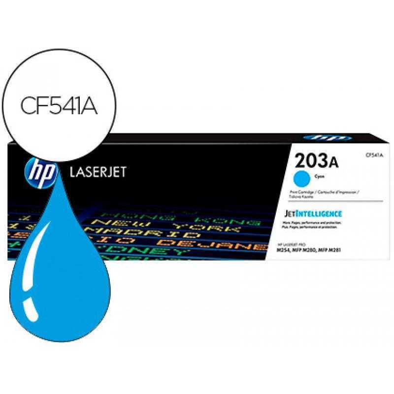 Toner hp 203a laserjet pro m254 / mfp m280 / mfp m281 cian 1300 paginas