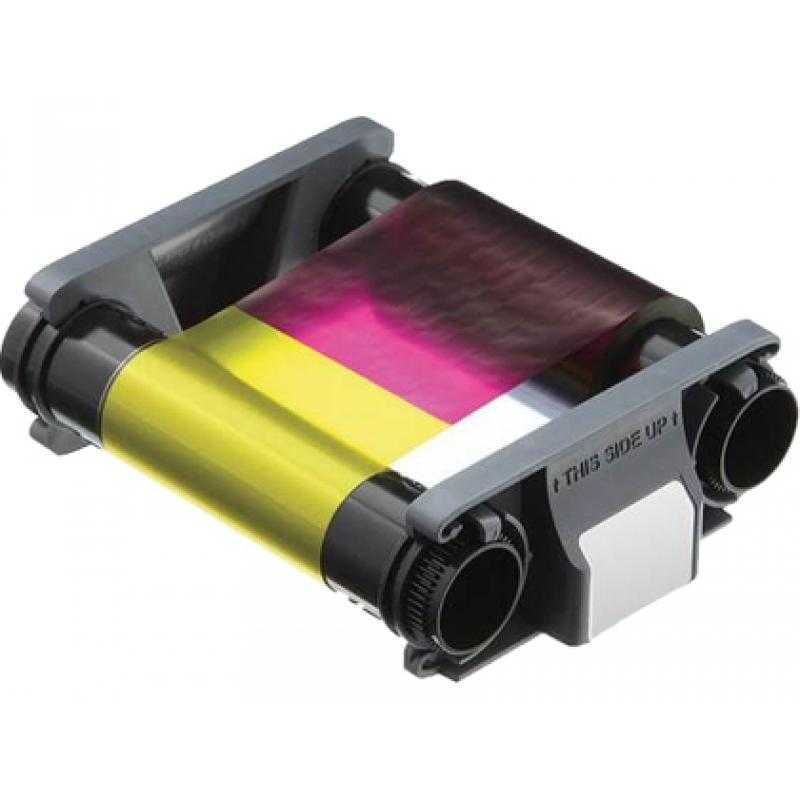 Pack de consumible para impresora badgy 100 impresiónes con cinta color y 100 tarjetas - Imagen 1