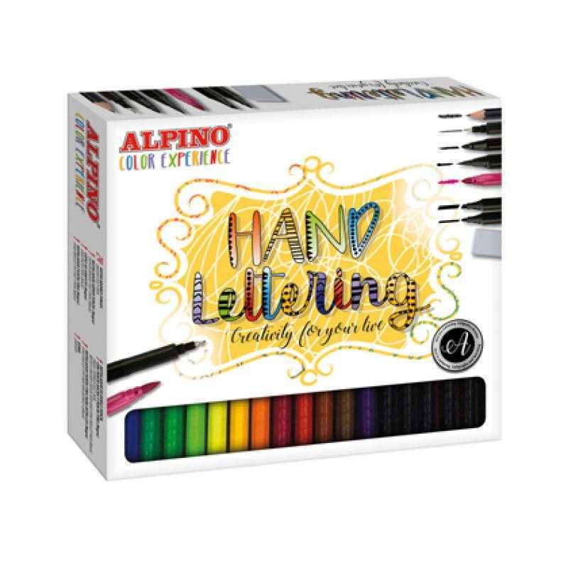 Set de dibujo alpino color experience lettering - Imagen 1