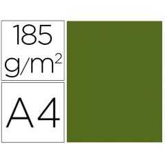 Cartulina guarro din a4 verde safari 185 gr paquete de 50 h - Imagen 1