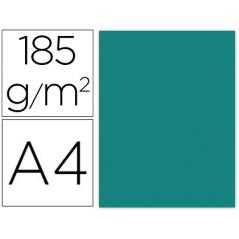 Cartulina guarro din a4 verde menta 185 gr paquete de 50 h - Imagen 1