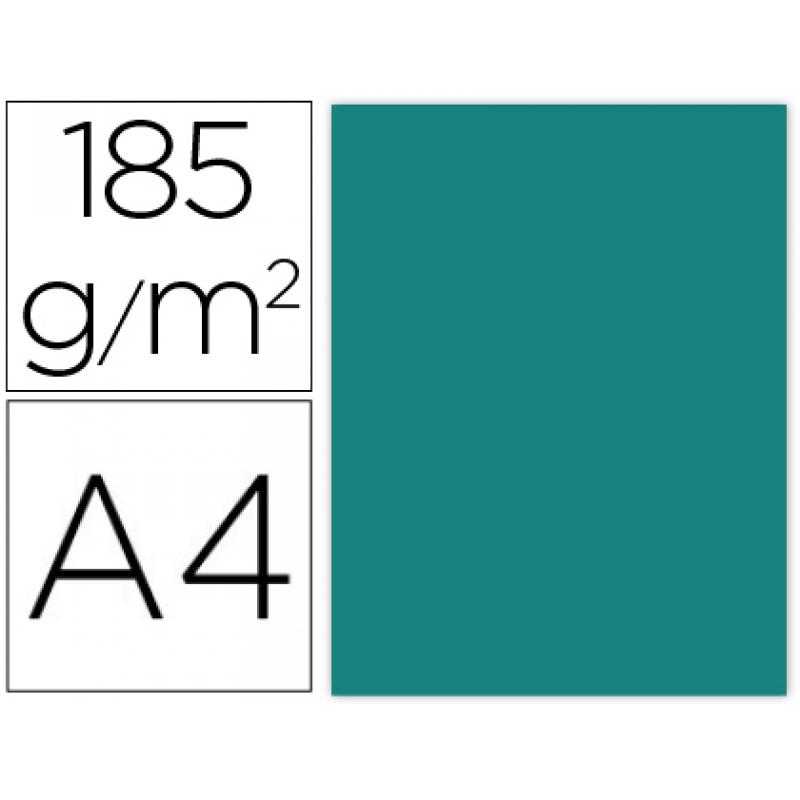 Cartulina guarro din a4 verde menta 185 gr paquete de 50 h - Imagen 1