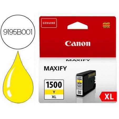 Ink-jet canon pgi-1500xl mb2050 / mb2150 / mb2155 / mb2350 / mb2750 / mb2755 amarillo
