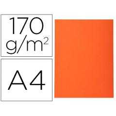 Subcarpeta cartulina reciclada exacompta din a4 naranja 170 gr