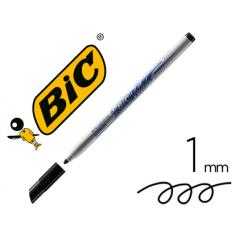 Rotulador bic velleda fino para pizarra negro punta redonda 1 mm