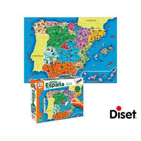Juego diset didactico provincias de españa
