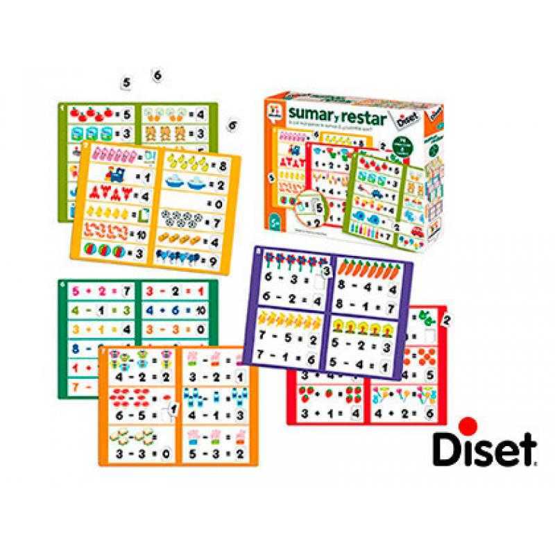 Juego diset didactico sumar y restar