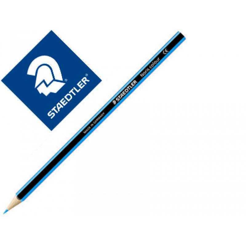 Lápiz de color staedtler wopex ecologico azul claro - Imagen 1