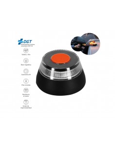 Luz de emergencia v16 baliza geolocalizada kershaw homologada dgt color negro