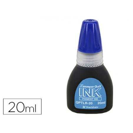 Tinta x'stamper quix para sellos azul bote de 20 ml - Imagen 1