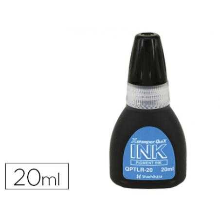 Tinta x'stamper quix para sellos negra bote de 20 ml - Imagen 1