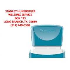 Sello x'stamper quix personalizable color rojo medidas 24x49 mm q-12 - Imagen 1