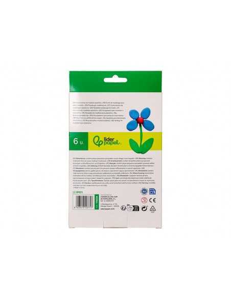 Instrumentos de modelar liderpapel para plastilina de plastico caja de 6 piezas Instrumentos de modelar liderpapel para plastilina de plastico caja de 6 piezas