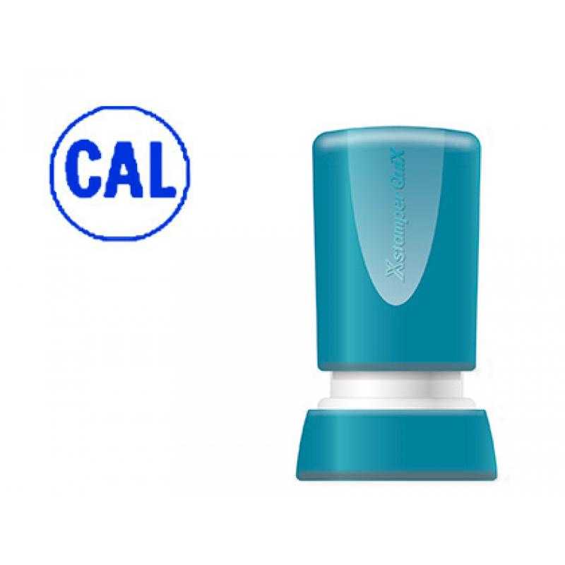 Sello x'stamper quix personalizable color azul redondo diametro 14 mm q-32 - Imagen 1