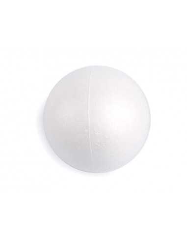 Figura de espuma blanca liderpapel bola de 2 cm bolsa con 20 unidades