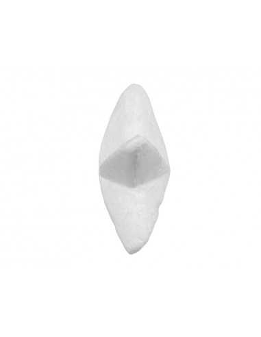 Figura de espuma blanca liderpapel estrella de 4 cm bolsa con 6 unidades