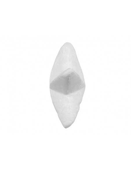 Figura de espuma blanca liderpapel estrella de 4 cm bolsa con 6 unidades