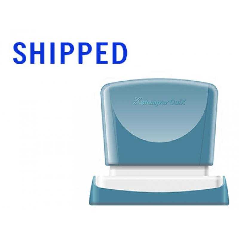 Sello x'stamper quix personalizable color azul medidas 13x49 mm q-13 - Imagen 1