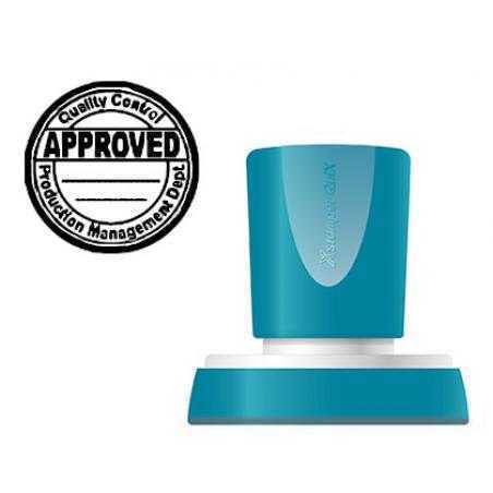 Sello x'stamper quix personalizable color negro redondo diametro 38 mm q-53 - Imagen 1