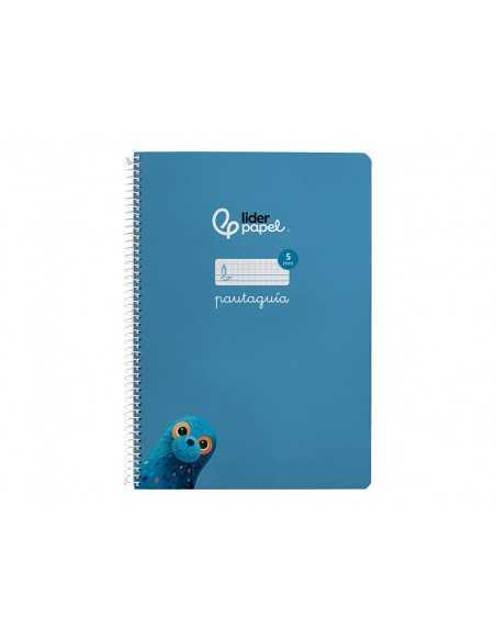 Cuaderno espiral liderpapel a4 pautaguia tapa blanda 80h 75 gr cuadro pautado 5mm color azul Cuaderno espiral liderpapel a4 pautaguia tapa blanda 80h 75 gr cuadro pautado 5mm color azul