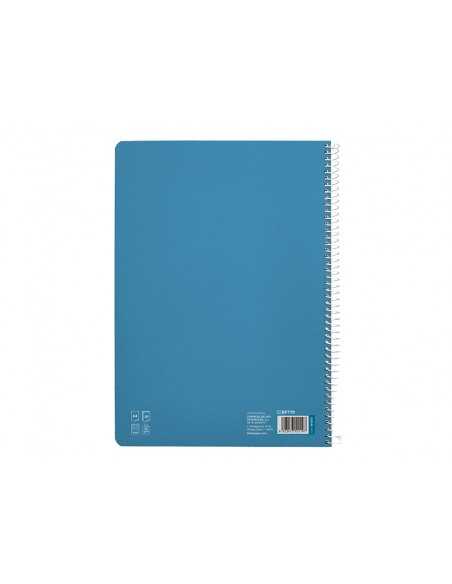 Cuaderno espiral liderpapel a4 pautaguia tapa blanda 80h 75 gr cuadro pautado 5mm color azul Cuaderno espiral liderpapel a4 pautaguia tapa blanda 80h 75 gr cuadro pautado 5mm color azul