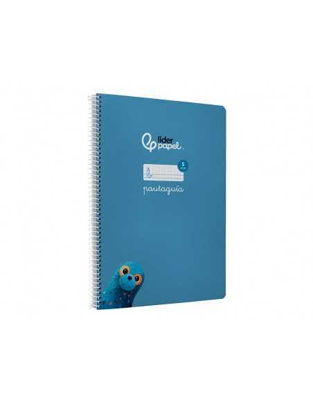 Cuaderno espiral liderpapel a4 pautaguia tapa blanda 80h 75 gr cuadro pautado 5mm color azul Cuaderno espiral liderpapel a4 pautaguia tapa blanda 80h 75 gr cuadro pautado 5mm color azul