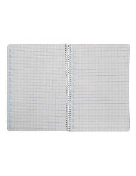 Cuaderno espiral liderpapel a4 pautaguia tapa blanda 80h 75 gr cuadro pautado 5mm color azul Cuaderno espiral liderpapel a4 pautaguia tapa blanda 80h 75 gr cuadro pautado 5mm color azul