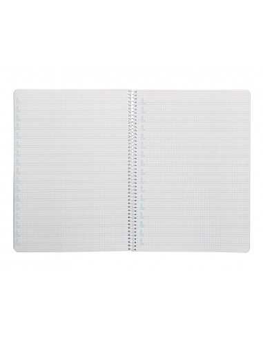 Cuaderno espiral liderpapel a4 pautaguia tapa blanda 80h 75 gr cuadro pautado 4mm color amarillo