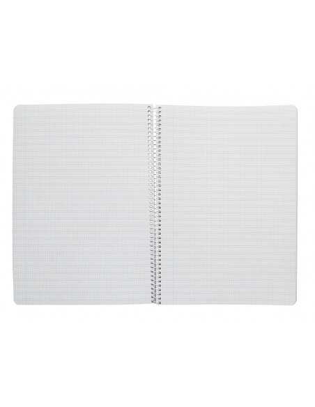 Cuaderno espiral liderpapel a4 pautaguia tapa blanda 80h 75 gr cuadro pautado 2,5mm color lila Cuaderno espiral liderpapel a4 pautaguia tapa blanda 80h 75 gr cuadro pautado 2,5mm color lila