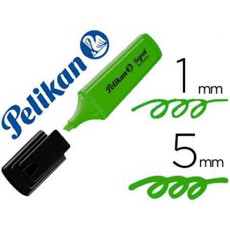 Rotulador pelikan fluorescente textmarker signal verde