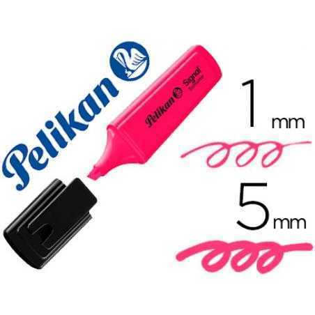 Rotulador pelikan fluorescente textmarker signal rosa