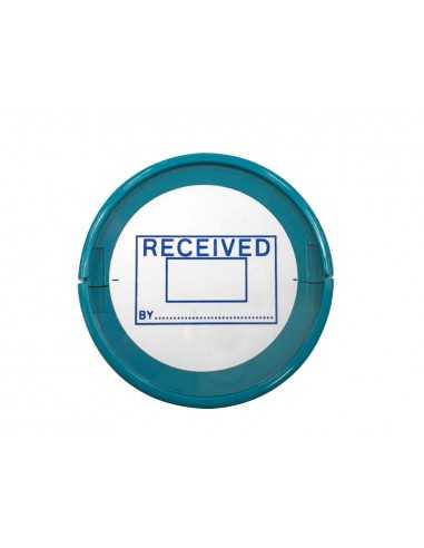 Sello x stamper quix personalizable con fechador color negro 34x54 mm q82