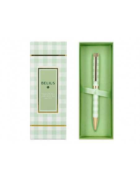 Roller belius picnic aluminio color verde dorado tinta color negro caja de diseño