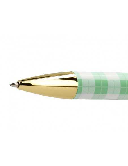 Roller belius picnic aluminio color verde dorado tinta color negro caja de diseño