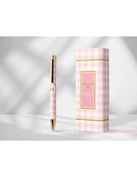 Roller belius perfect picnic day aluminio color rosa dorado tinta color negro caja de diseño