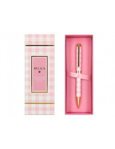 Roller belius perfect picnic day aluminio color rosa dorado tinta color negro caja de diseño