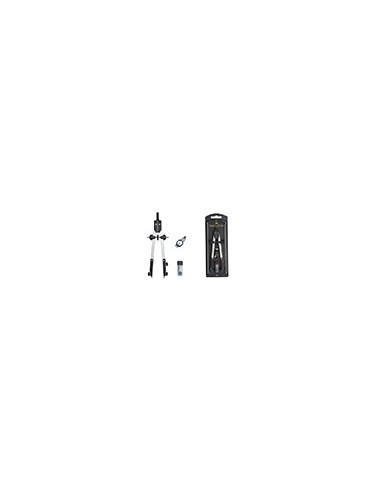 Compas faber castell escolar de ajuste rapido con adaptador universal