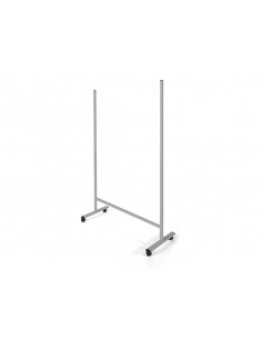 Soporte rocada movil universal para pizarras de pared de 120 a 200 cm con ruedas y freno