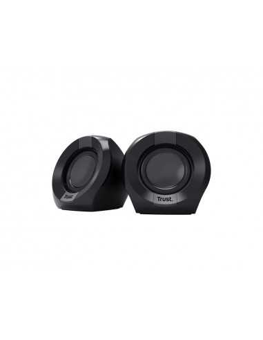 Altavoces trust polo 2.0 4w usb control de volumen color negro