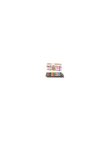 Tempera solida playcolor tutti frutti one caja de 12 unidades colores surtidos
