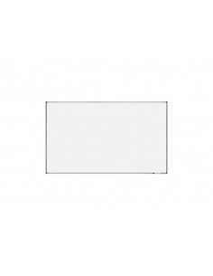 Pizarra blanca rocada lacada magnetica marco aluminio con cantoneras 120x200 cm