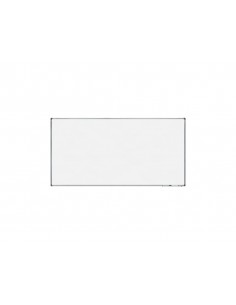 Pizarra blanca rocada lacada magnetica marco aluminio con cantoneras 100x200 cm